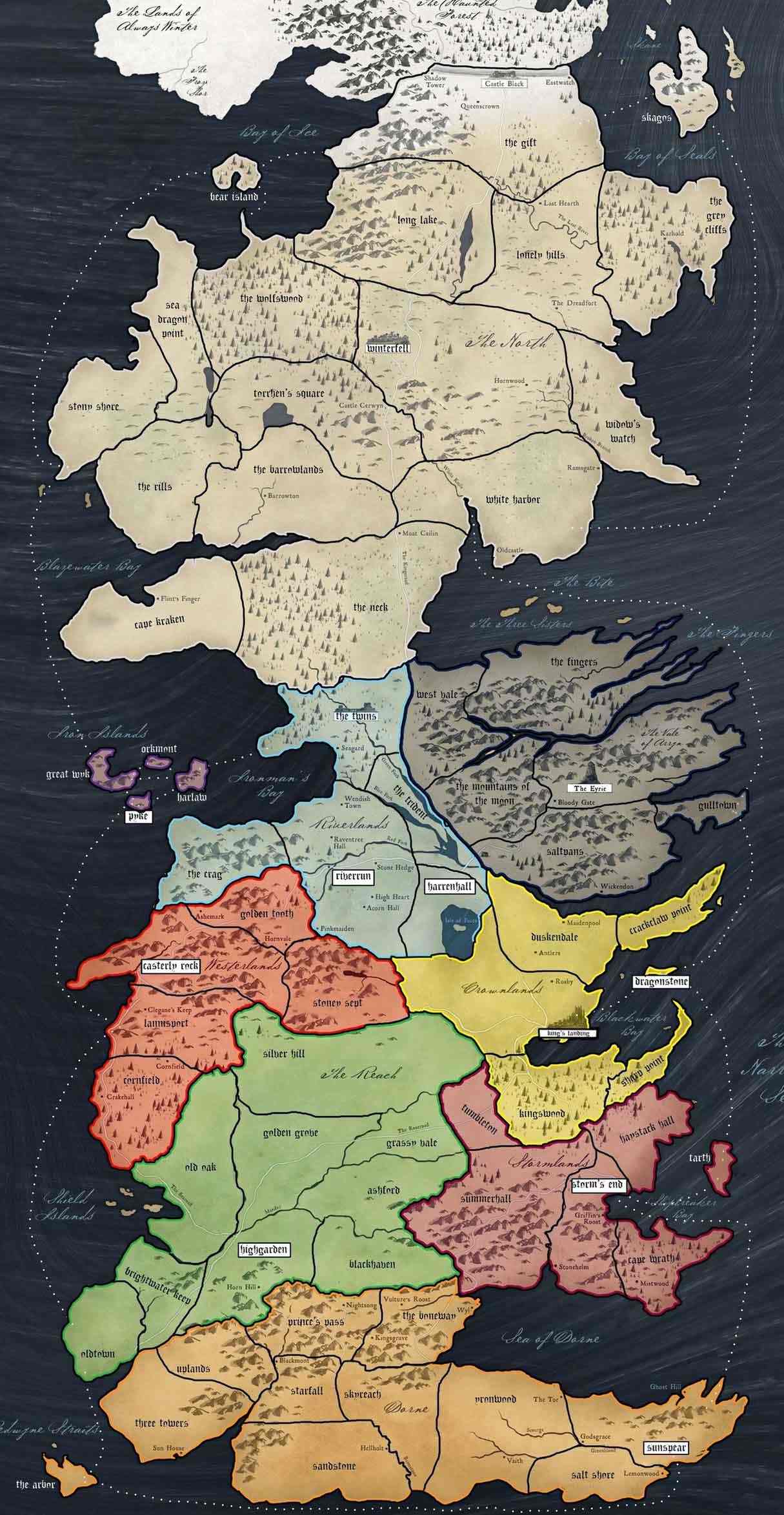 the map